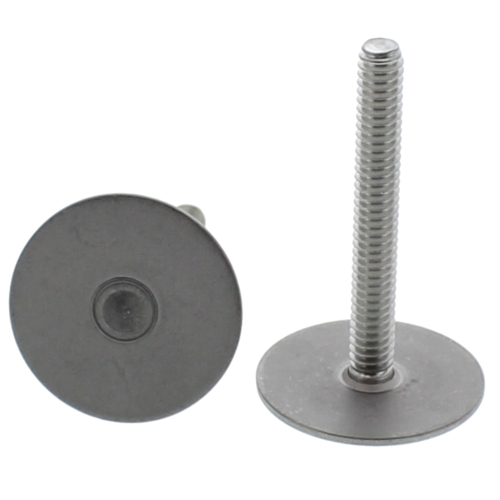 304 Stainless Studs 2.50" height - 1/4-20 thread - Weld Mount