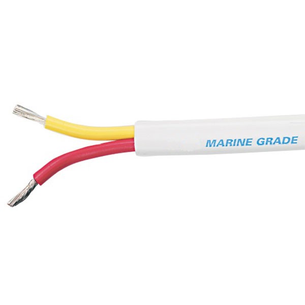 10/2 duplex boat cable - yellow/red -100  ft