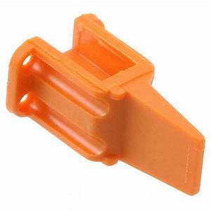 WM-4S - DTM SERIES - 4 SOCKET PLUG WEDGELOCK - ORANGE