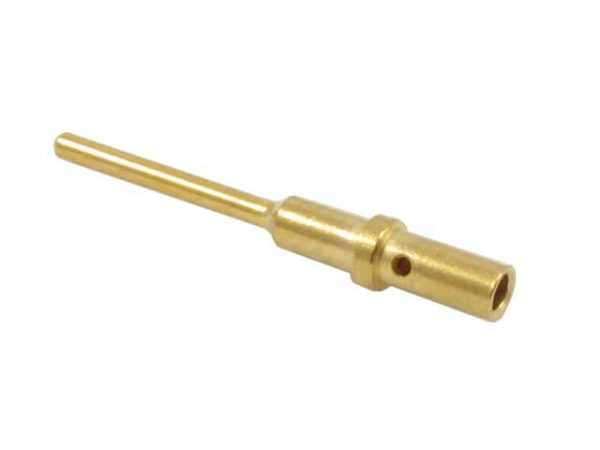 0460-202-2031 – SOLID PIN – SIZE 20 – 20 AWG, 7.5 AMPS,Gold Plated