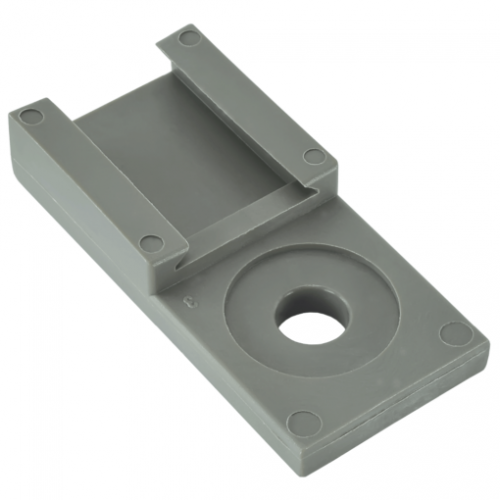 mounting clip DTM series .2,3,4,6,12 Cavity-gray