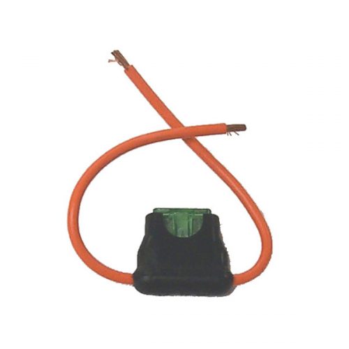 12 gauge in-line ATC-ATO fuseholder with cap ( orange)