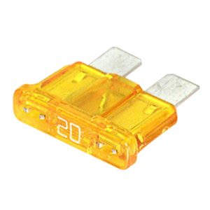 20 Amp ATC/ATO blade fuse  ( Yellow)