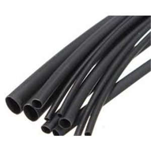 1/8″ heat shrink- polyofelin with adhesive – 3:1- 12″ length-black