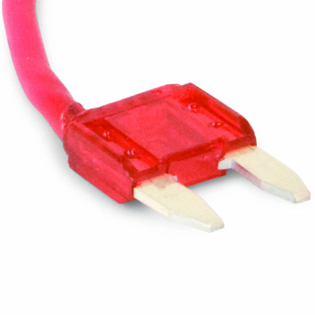 7.5 amp MINI blade fuse with pigtail 16 ga Industry Electric
