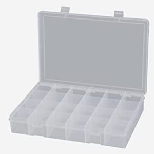 18 compartment PVC box – SP18-CLR