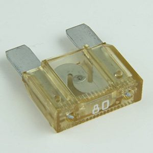 80 Amp MAXI blade fuse ( Clear)