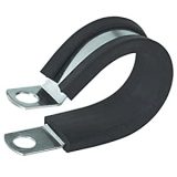 1″neoprine partial cushioned stainless steel clamps-1/2″ width