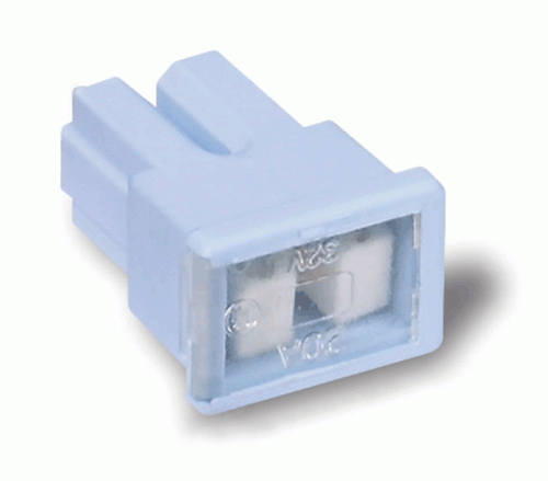 20 amp PAL Cartridge style fuse ( Lt. Blue)