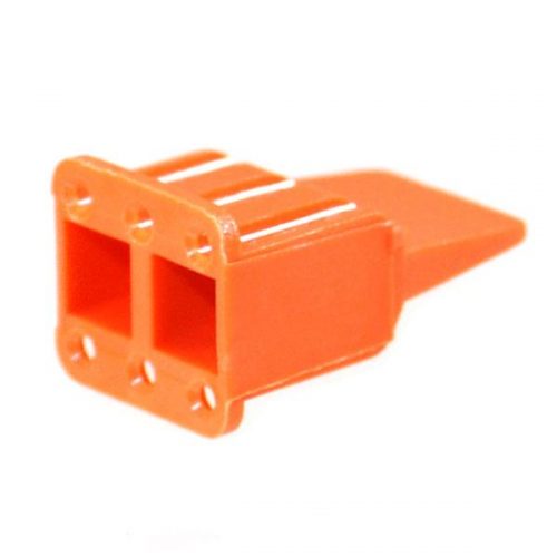 WM-6S – DTM SERIES – 6 SOCKET PLUG WEDGELOCK – ORANGE