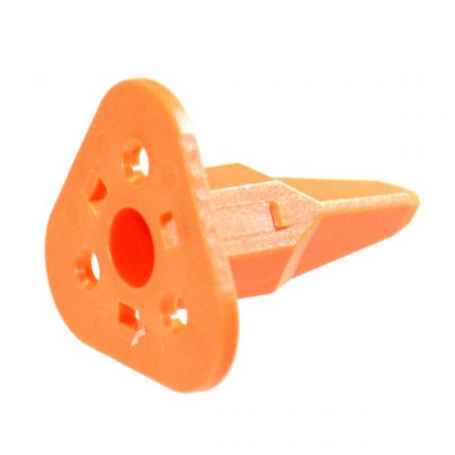 Deutsch W3S Wedgelock, Orange, fits DT Series 3-way Plugs.