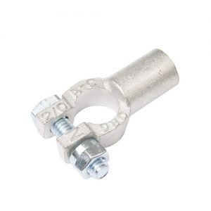 Straight Barrel Battery Terminal, 2-1 Ga, Neg.