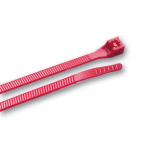 Cable Ties, Red, 8″