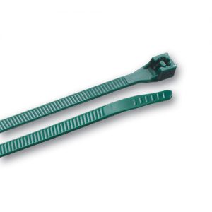 Cable Ties, Green, 8″