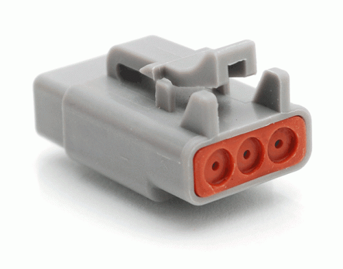 Deutsch3 way socket plug housing-DTP Series-DTM06-3S