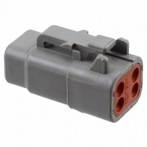 Deutsch 4 way socket plug housing-DTP Series- DTM06-4S