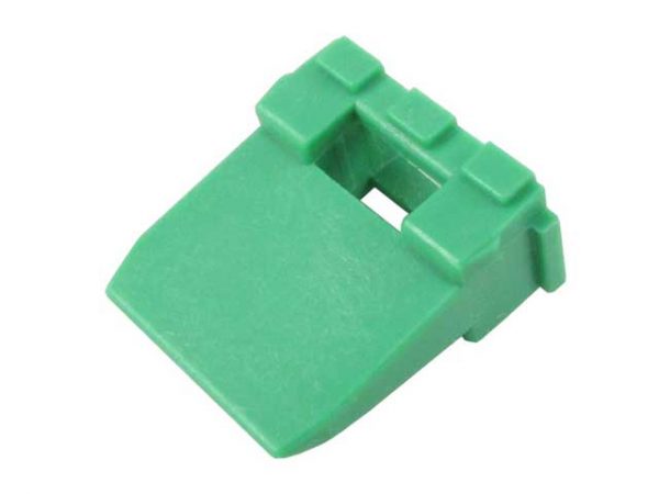 Deutsch W6P Wedgelock, Green, fits DT Series 6-way Receptacles.