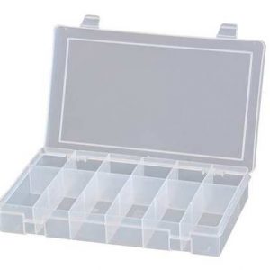 12 compartment PVC box – SP12-CLR