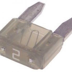 2 amp MINI blade fuse ( Gray)