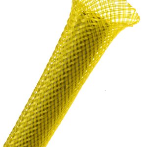 1/2″ ID expandable sleeving -yellow