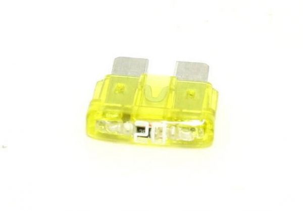 20 Amp ATC/ATO LED Smart Glow Fuse ( Yellow)