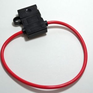 14 gauge in-line ATC-ATO fuseholder with cap ( red)