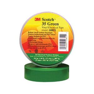 Green electrical tape , 3M, 35 Plus -Green