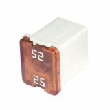 25 amp-JCASE Cartridge -Low Profile Fuse ( White)