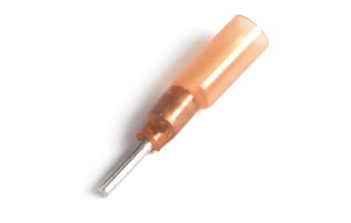 Heat Shrink Insulated Pin Terminal, .080″, 22-18 Ga