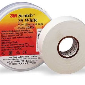 white electrical tape , 3M, 35 Plus – white