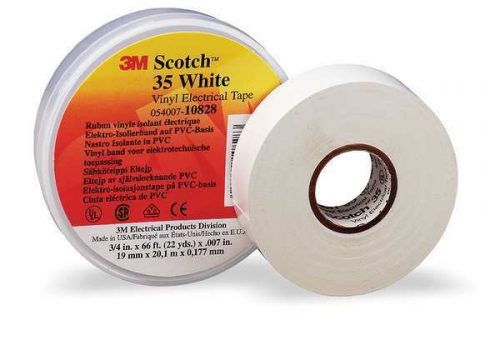 white electrical tape , 3M, 35 Plus – white