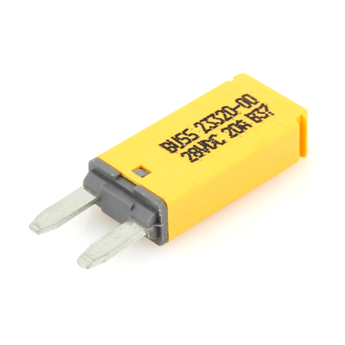 ATM Fuse Circuit Breaker, Type III Reset, 20A, Yellow