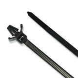 8″ Push Mount Cable Tie – Winged ( Black-UV)