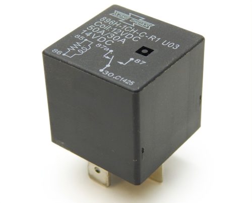 896H-1CH-C-R1-U03, 5 Pins Plug-in Automotive Relay 12VDC SPDT 50A 12V Terminal Flux Tight Automotive Relay