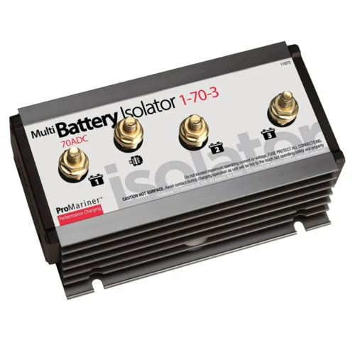 ProMariner 11073, Battery Isolator, 1 Alternator/3 Batteries, 70 Amp